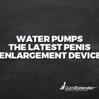 Water Pumps – The Latest Penis Enlargement Device